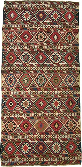 Shirvan Kilim, 5'3 x 10'8. For a full description of this rug, see Image #2. (Inventory Number 130.)               