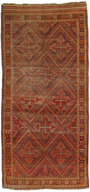 Beshir Ersari Main Carpet, 5'1 x 10'9. For a full description of this carpet, see Image #2. (Inventory Number 248.)             