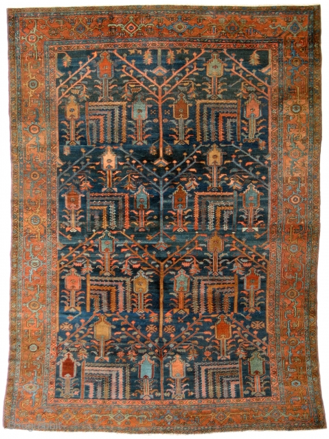 Persian Heriz Carpet, 8'8 x 11'7. For a full description of this rug, see Image #2. (Inventory Number 372.)              