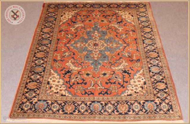 RG 799 - 
Antique Tabriz rug circa 1920 wool on cotton foundation
Very good condition
Size : 2.12m x 1.42m  6`11" x 4`8"           