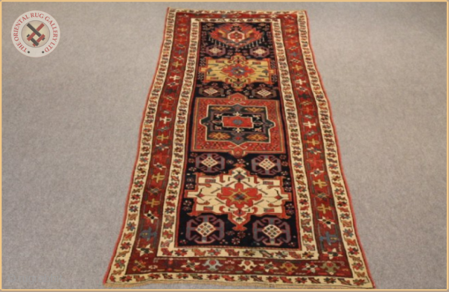 RG1059-
Antique Shahzavan runner circa 1880 natural dyes kurk wool on wool foundation
Very good condition
Size : 2.79m x 1.02m  9`2" x 3`4"           