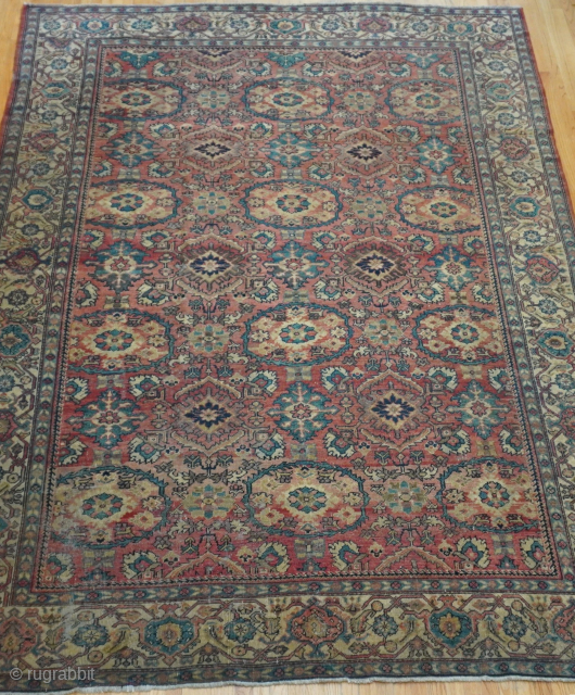 Sultanabad Mahal 19th Century Persian Rug, 9'x 11'8" ft.