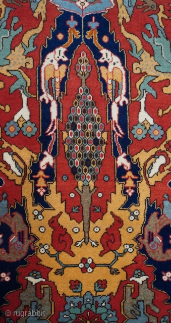 Antique Bucharest Romanian Rug, size 6' x 9'6" ft. amazing colors, great condition.                    