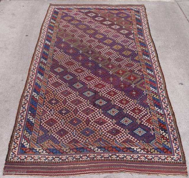 Antique Lori Bakhtiyari Persian rug, circa 1900's , 153 x 300 cm / 5'x 9'10" feet, good original condition.              