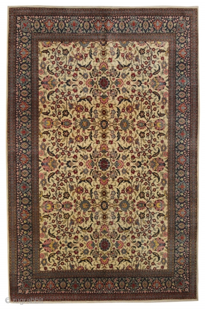 This Special Rug was hand woven by nomad girls in Hereke. Hereke Carpets are very valuable and famous all around the world. This Hereke Rug is in a very good condition. 

Dimensions  ...