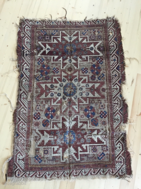 Zeykhur rug, total black oxydation...                            