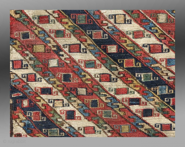 Shahsevan Sumak Bag, NW Persia/Caucasus, 19th C., 1' 9" x 2' 3"

Good condition, natural dyes
                  
