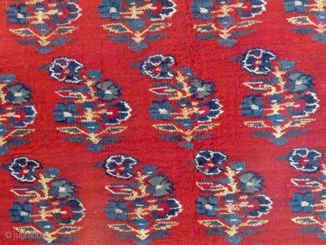 Wool Textile (fragmented), Kashmir (N. India), 19th c. (mounted)                        