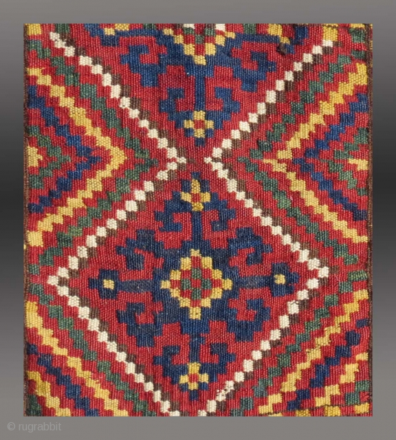 Uzbek(?) Flat Woven Bag, N. Afghanistan, early 20th C., 1'7" x 1'9"

Good condition

                    