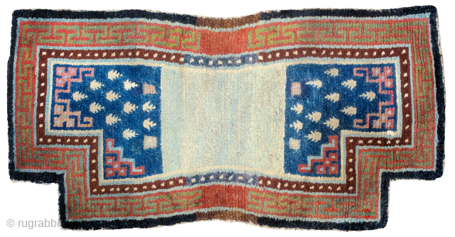 19th century saddle carpet. 
tibet

please contact directly at tmond @ hotmail.com                      