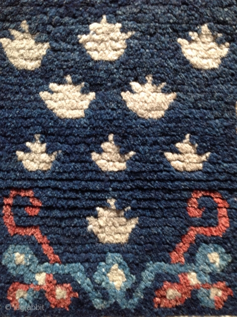 Saddle Carpet 
Tibet
A perfect 19th Century example
22 X 52 inches
                       