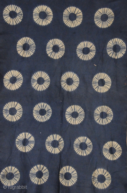 Resist dyed felt,
Indigo dye
Japan
Late 19th/ early 20th Century                         