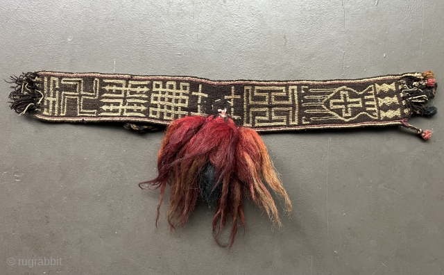 Yak collar, central Tibet, ca. 67 x 9 cm.                        