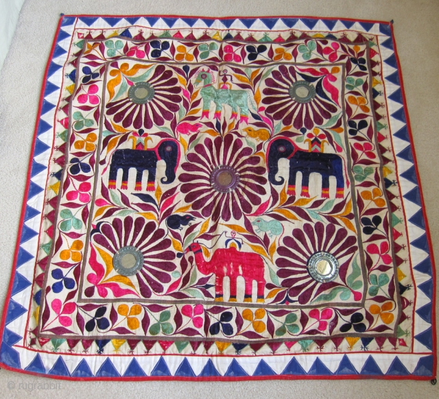 Antique folk art embroidered textiles from Gujarat, India. About 75 to 90 years old.

Check out http://ThreadsOfOld.etsy.com for more details and pricing.            