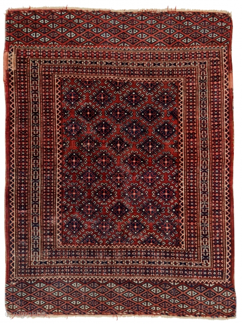 Yomud Goklan - Late 19th / Early 20th Century 147x112cm                       