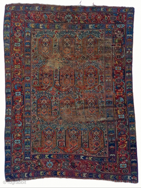 Antique Khamseh Rug - Late 19th century
(174x137cm)                          