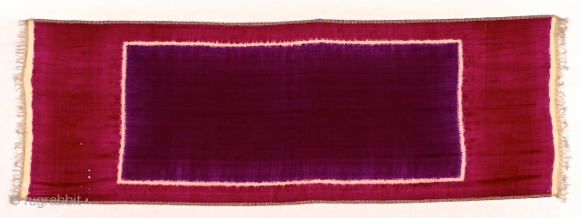 Beautiful ceremonial shawl - Lawon, Palembang-Sumatra. Material: silk, metal twine. Size: 218x75cm. Early 20th c. Item: Bls51. www.tinatabone.com               
