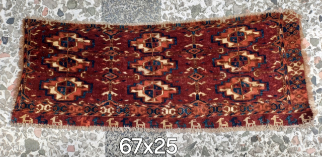 Tekke bag first class weaving, patterns and colors size 67x25