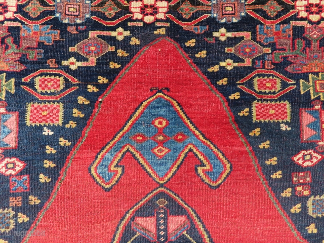 Gorgeous, lovely,  huge antique Bidjar rug in absolutely awesome design and outstanding color combinations. It is a very old rug most probably from 1880 or even before. It is an absolutely  ...