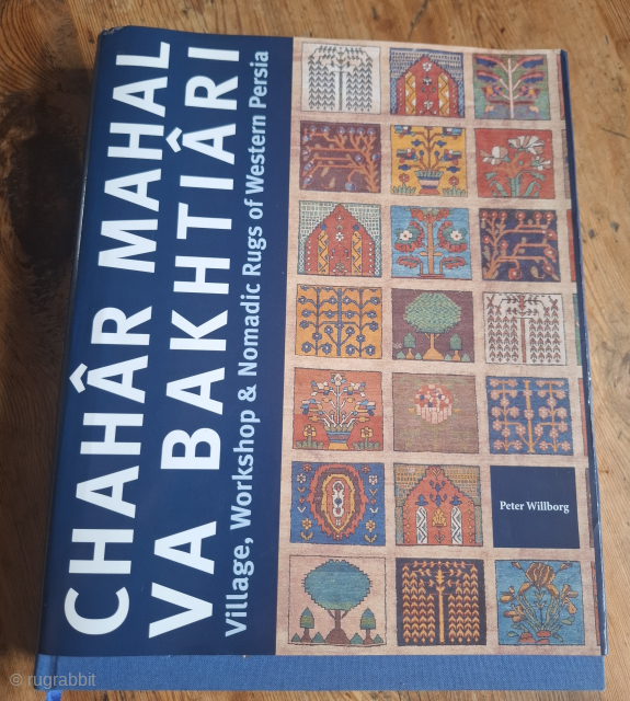 CHAHAR MAHAL VA BAKHTIARI is the outstanding work by late Peter Willborg. 404 pages full of fieldwork and expertise. A must have for all ruglovers. In its original state- unread !
Being sold  ...