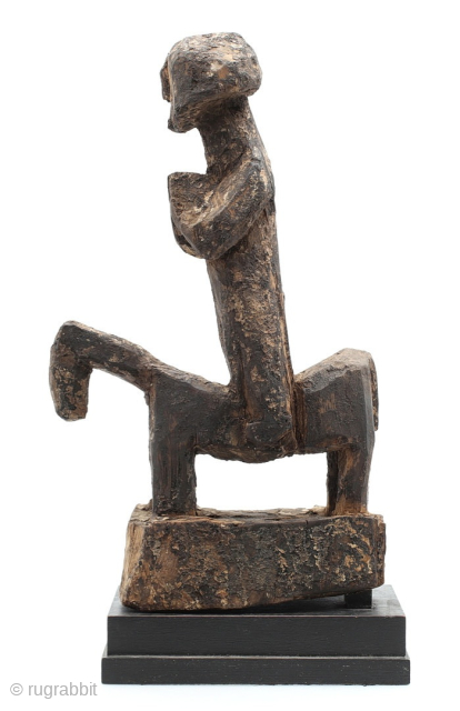 A fantastic old nepalese wooden sculpture. 
Powerful and serene at the same time.
Height 39 cm plus the custom made base.

Provenance: Jpwillborg Stockholm           