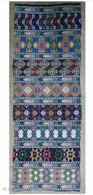 Swedish kilim, size: 114*46 cm, wall hanging.                          