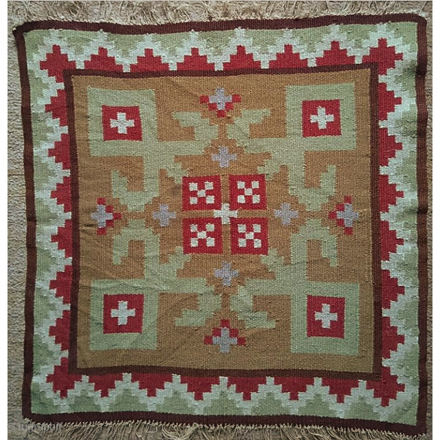 Swedish kilim, size: 50*49cm                             