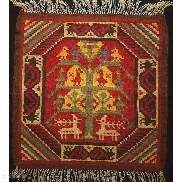 Swedish röllakan kilim, size: 47*46 cm                           