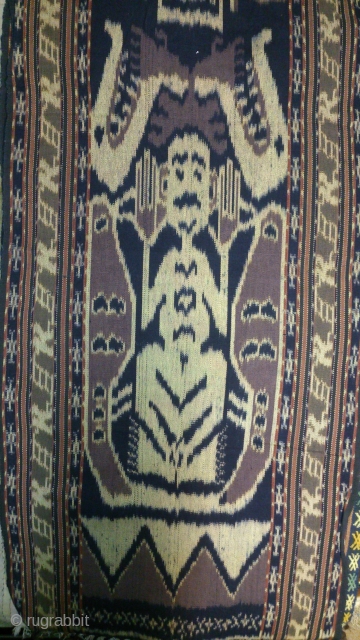 traditional Ikat cotton, indonesia , no: 169, size: 185*45cm, 20th century.                      