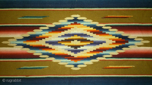 Antique Mexico kilim, no: 161, size: 103*48cm, silk and wool on cotton.                     