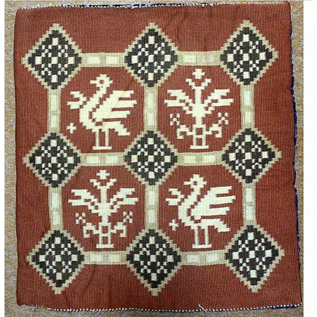 Swedish kilim, size: 50*45 cm                            