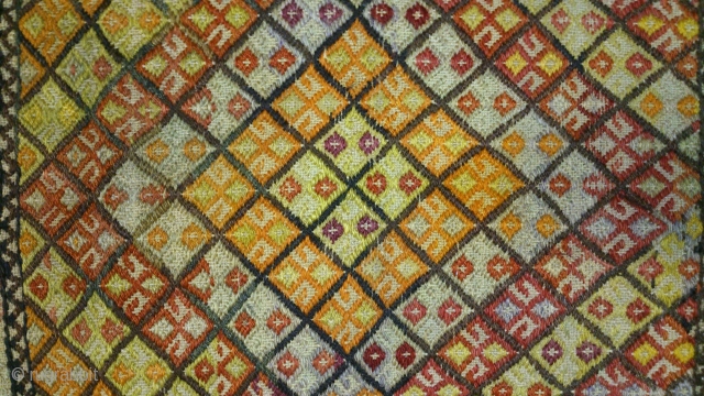 Antique Anatolian Juval(Jual), no: 125, size: 79*53cm, wool and wool.                       