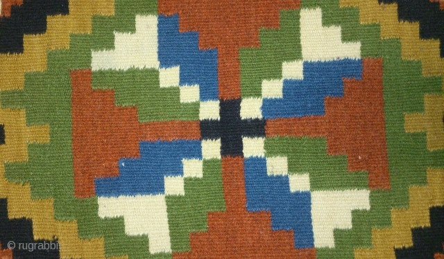 Antique Swedish Kilim, no: 230, size: 64*60cm, wool on cotton, all natural colors.                    