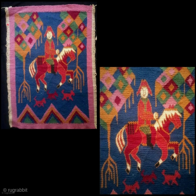 Norwegian kilim, size: 50*34 cm, wall hanging                          