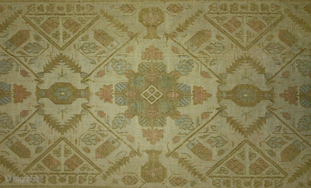 Antique Textile Greece, no: 156, size: 145*39cm, silk and metal on linen.                     