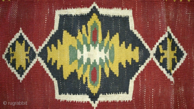 Antique Anatolian Kilim, no: 129, size: 91*50cm, wool and cotton on cotton.                     