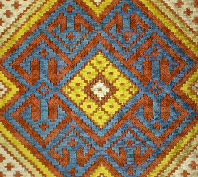 Antique Swedish Kilim, no: 215, size: 135*40cm, Great color, wall hangings.                      