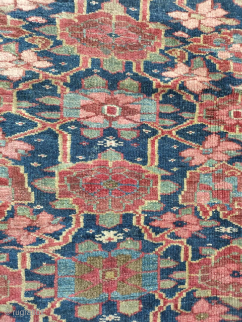 Antique Savojbolagh Kurdish rugs fragment, size: 155*118 cm