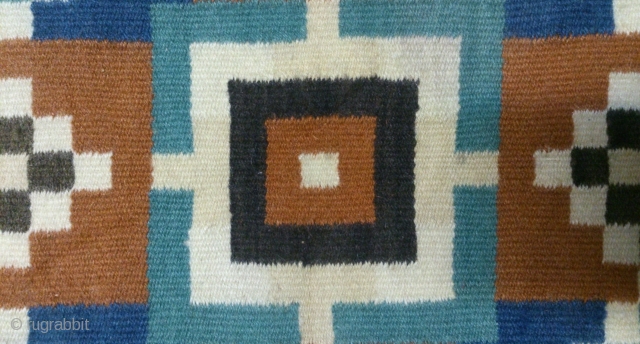 Antique Swedish Kilim, no: 340, size: 48*49cm.                          