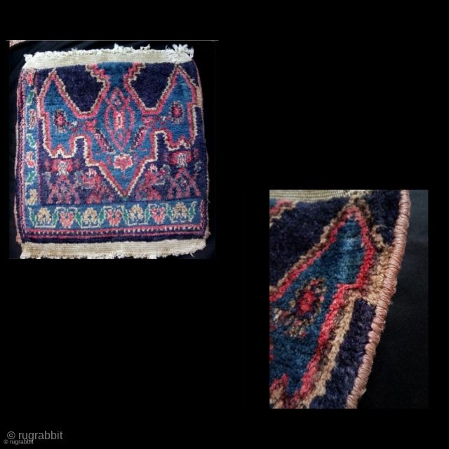 Senneh rug sampler( wagireh), selvage is silk, size: 33*30 cm                       