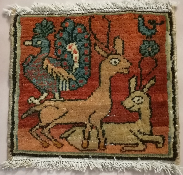 Antique Mishan Malayer small rugs, very cute