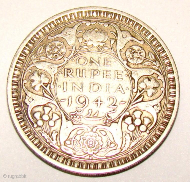 OLD INDIAN SILVER COIN                             