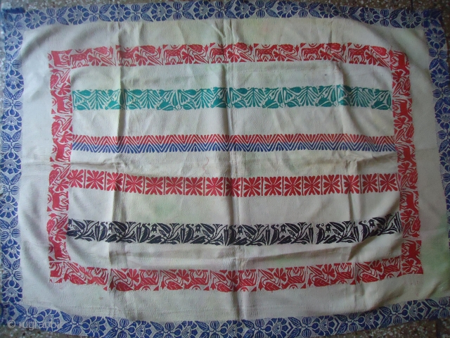It's very fine kantha gudari from west Bengal.it has a perfect combination of straight stitch and very fine embroidery all over the piece.it's old and in very good condition.    