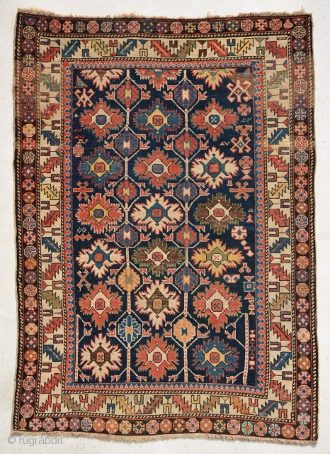 Rare Shirvan rug, 19th Century and in very good condition.
Size is 150 x 109 cm                  