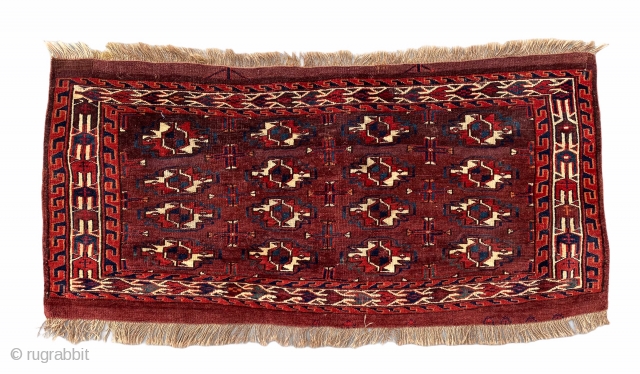 Mid 19th century Karadashli with cotton weft highlights, Great condition                       