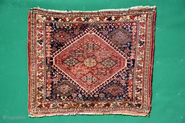 Qashgai Bag, low pile, size is 67 x 57 cm                       