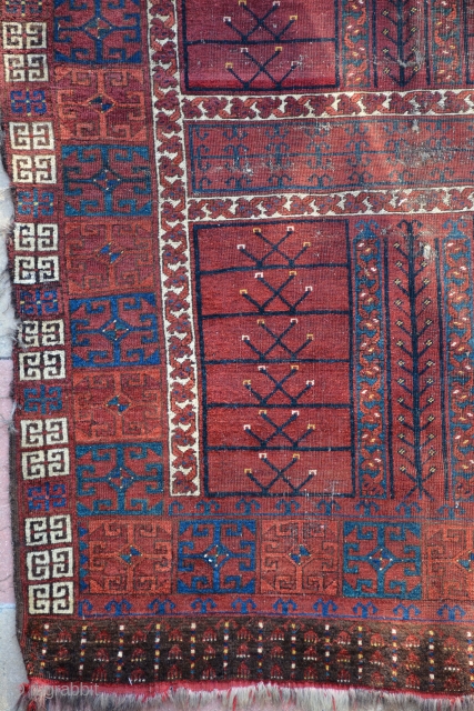 Beautiful 19th century Ersari Engsi
Size is 190 x 150 cm 
                      