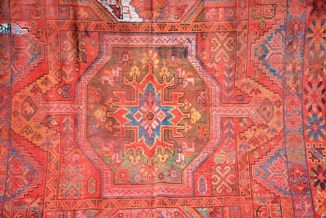 Moroccan rug, (Rabat) 19th century, size is 370 x 182 cm                      