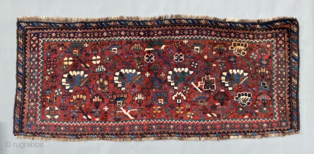 Antique classic Khamseh ? Chuval, end 19th century. Size is 146 x 63 cm                   