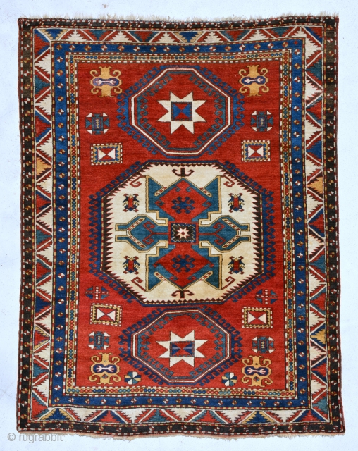 Lori Pombak 1880, size is 230 x 175 cm. very charming rug with full pile, only 3 tiny places are repile, more beautiful then pictures        